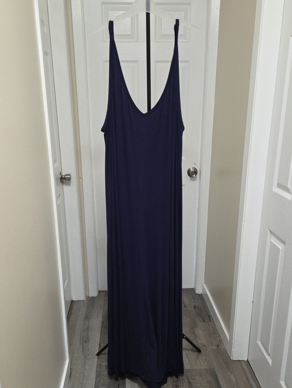 torrid Plus Size Navy Maxi Slip Dress